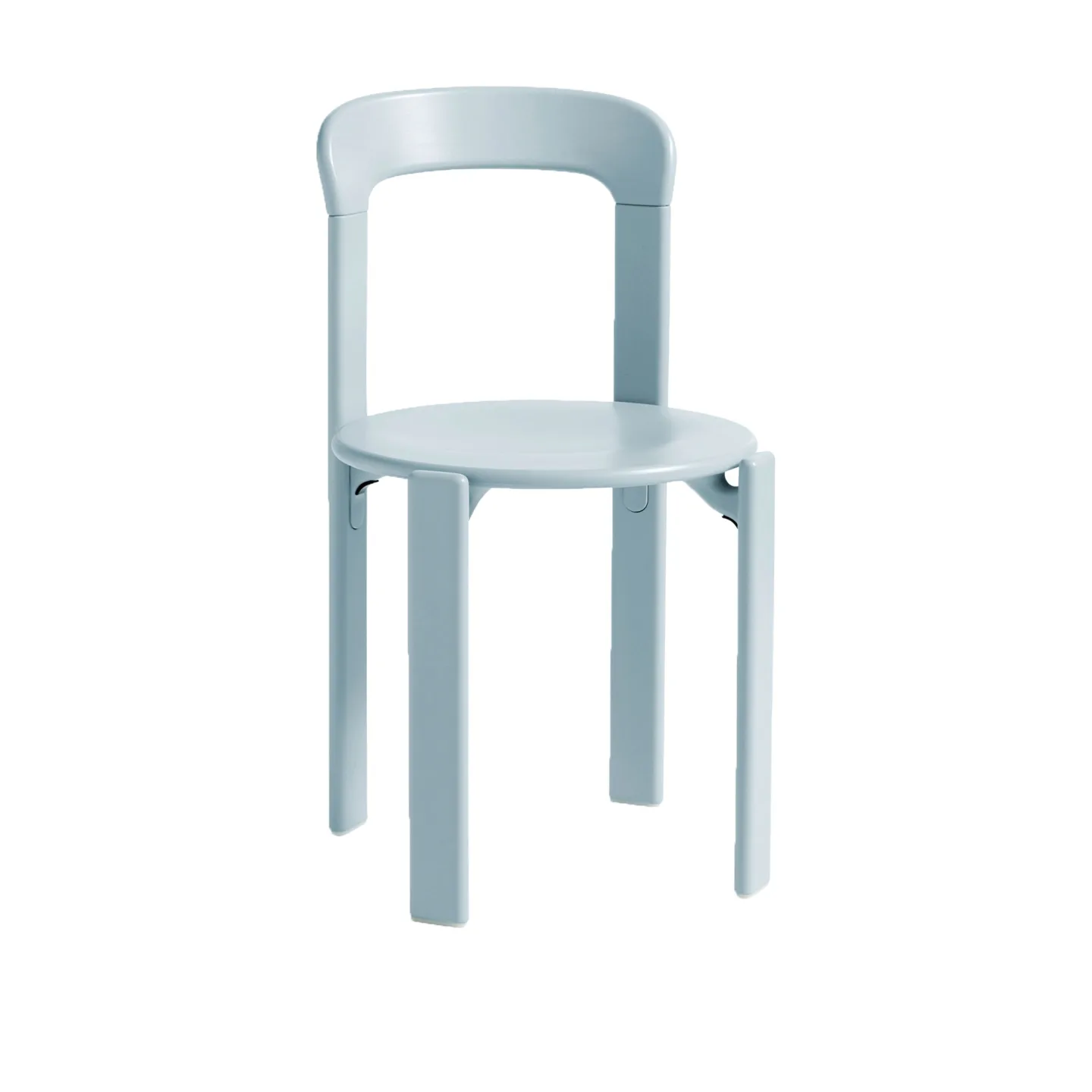 HAY - Rey Chair REY22, Slate blue water-based lacquered beech - Matstolar - Bruno Rey - Blå - Trä