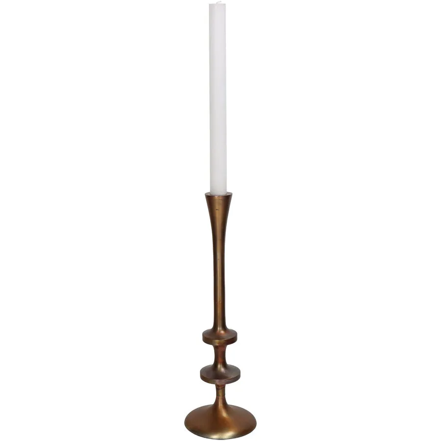 Kerzenständer Kaars Bronze Aluminium 34 cm
