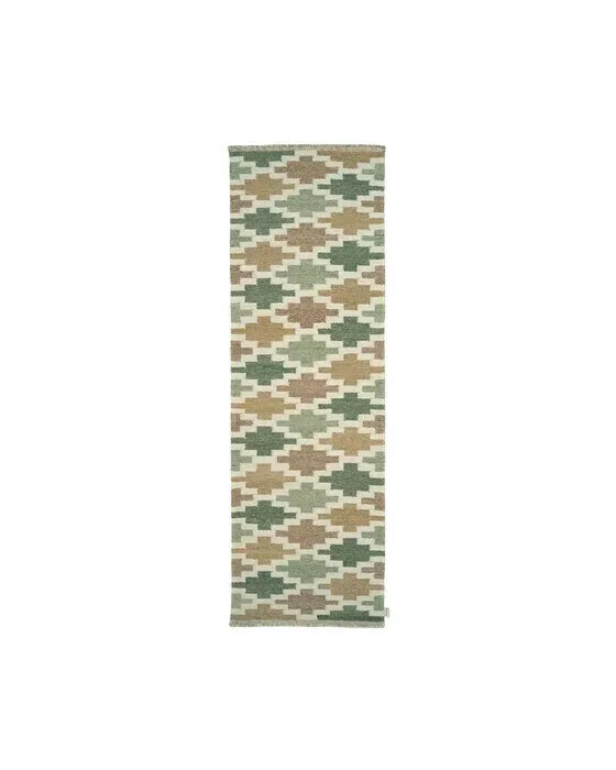 Tæppe Korsnäs grønbeige
