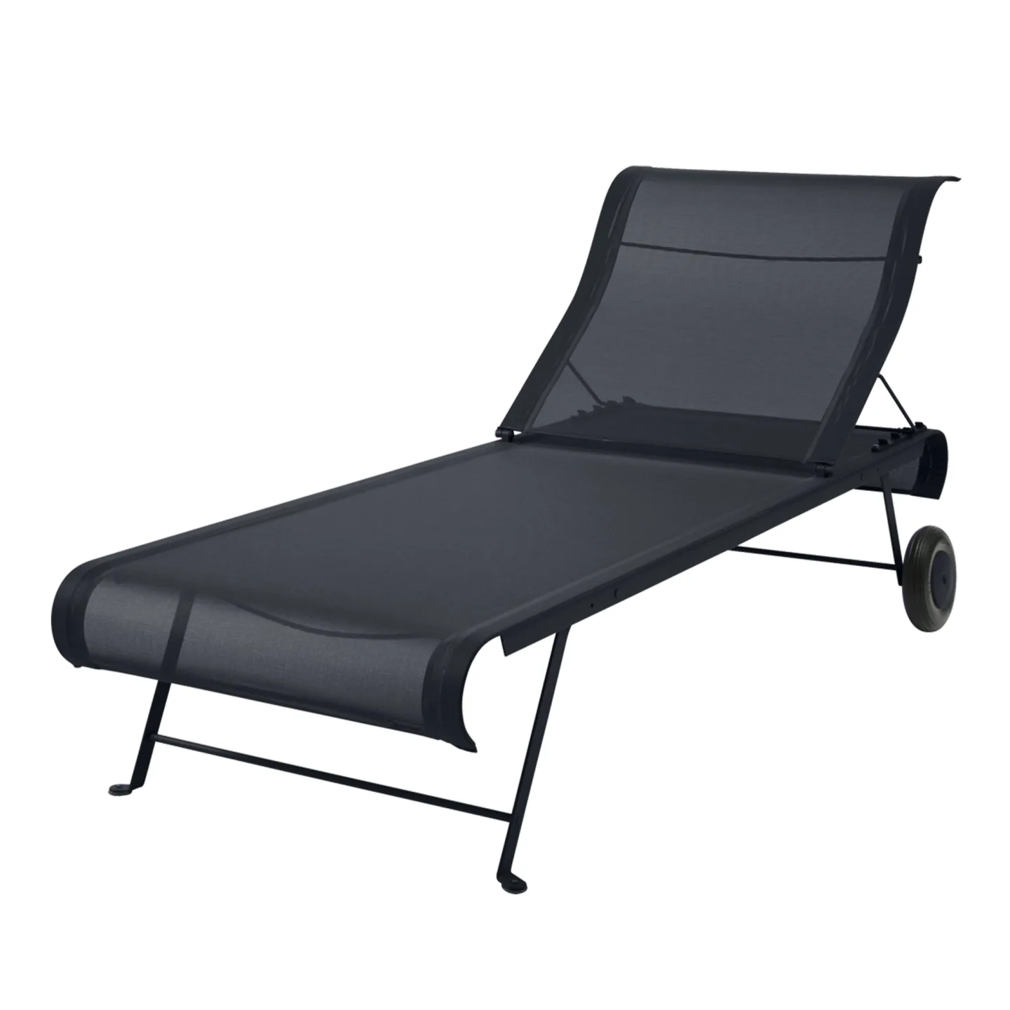 Fermob - Dune Sunlounger Anthracite 47 - Solsängar - Metall
