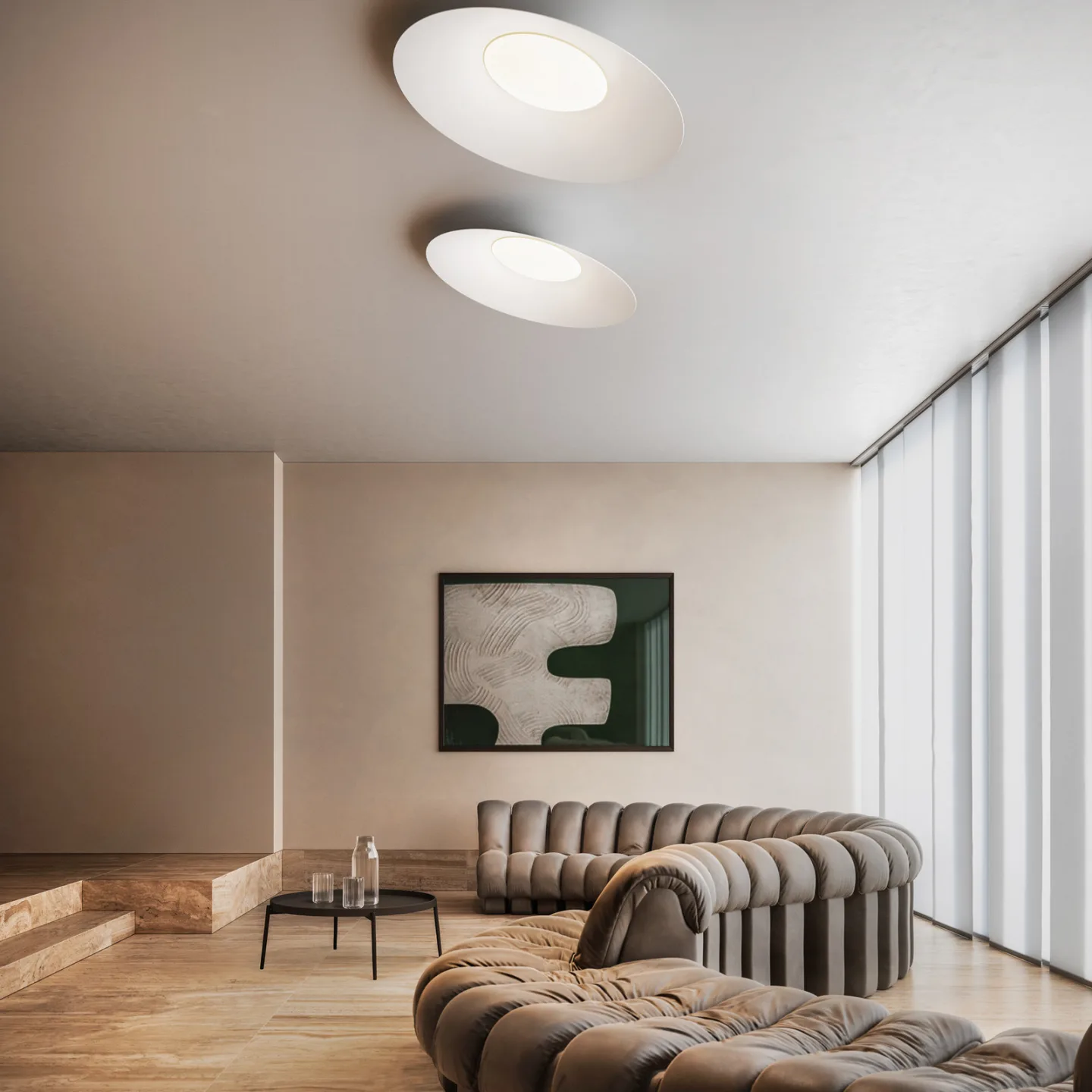 Kate Deckenleuchte 3000K White/White - KDLN - Wohnzimmer - Design - Aluminium