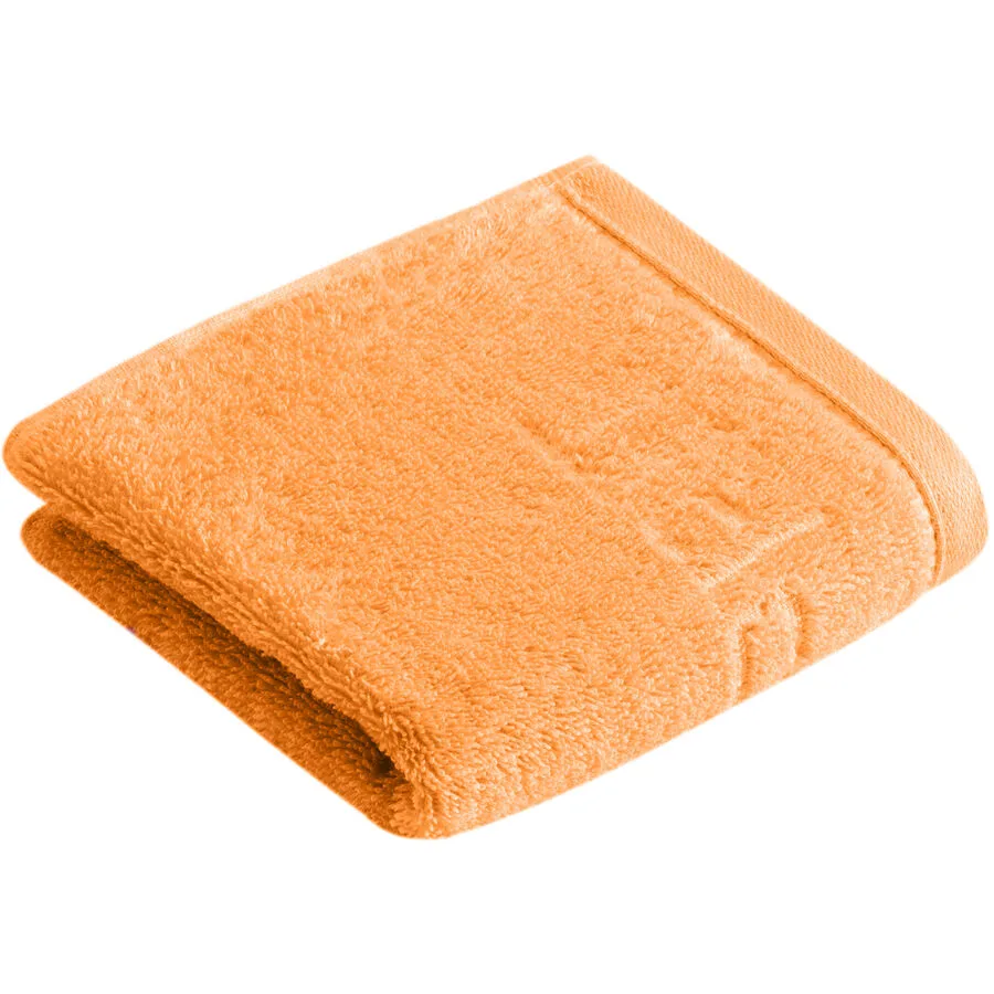 Esprit Gästetuch Modern Solid apricot 85% Baumwolle, 15% Tencel