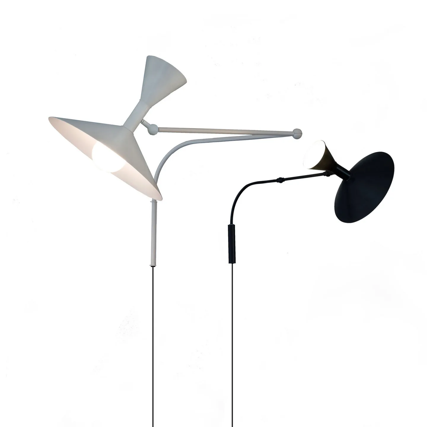 Lampe de Marseille væglampe, sort - Nemo Nemo Lighting - Stue - Metal - Med flere lyskilder