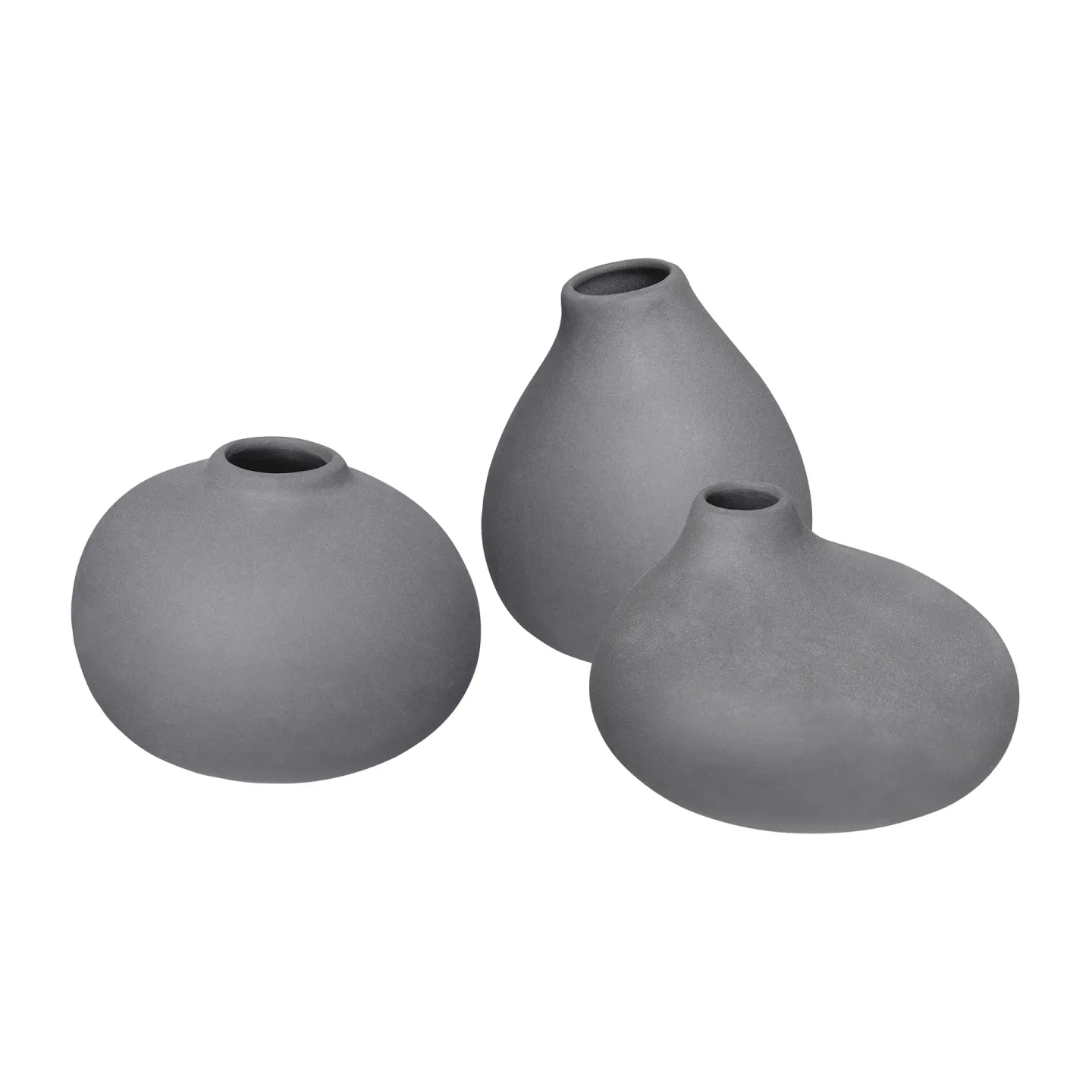 blomus Nona Vase 3er Pack Pewter