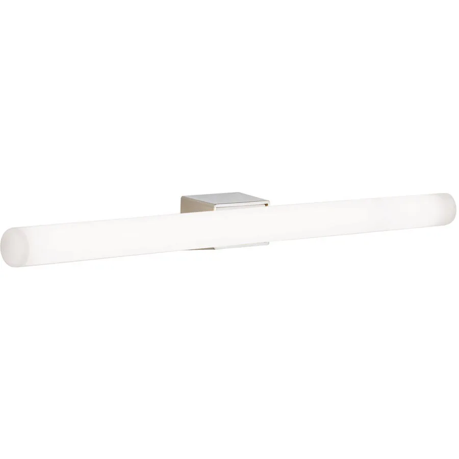 Wandlampe Visagist Grau Stahl 7 cm - Farbe: Nickel satiniert