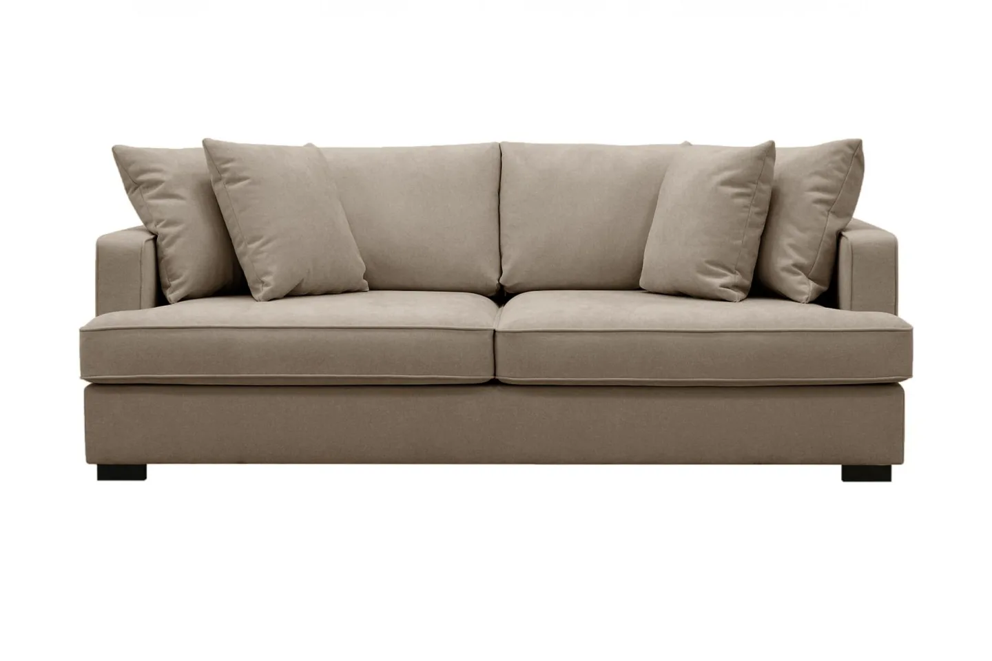 Rossita 3-sits Djup Tygsoffa - Brun