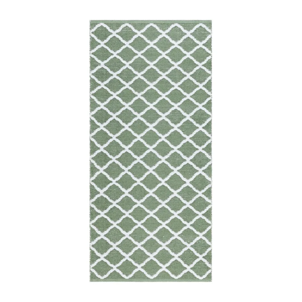 Plastmatta Hilma Wave - 70x250 cm, Grön