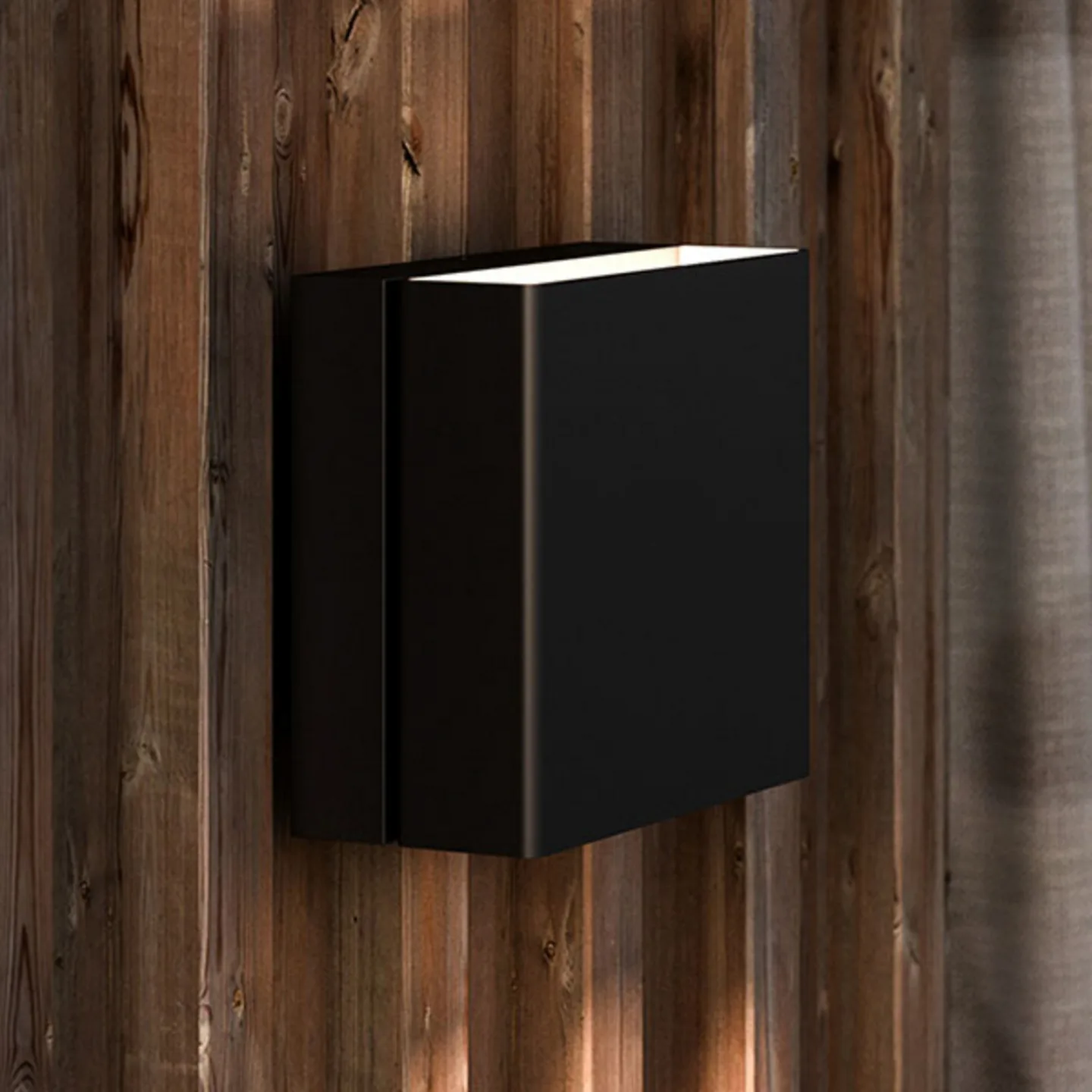 Turn LED Vegglampe Black - Nordlux - Design - Metall - Kantet