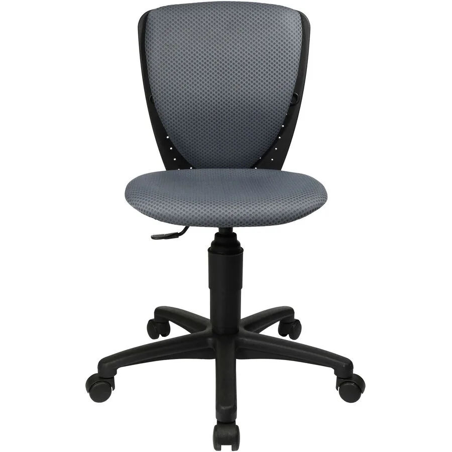 Bürostuhl Laria dunkelgrau Stoff H 81 cm