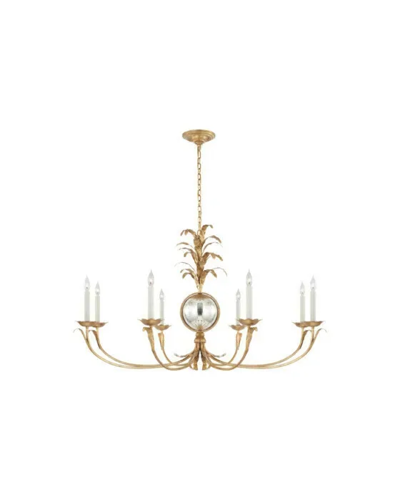Gramercy Grande Wide Chandelier Gilded Iron