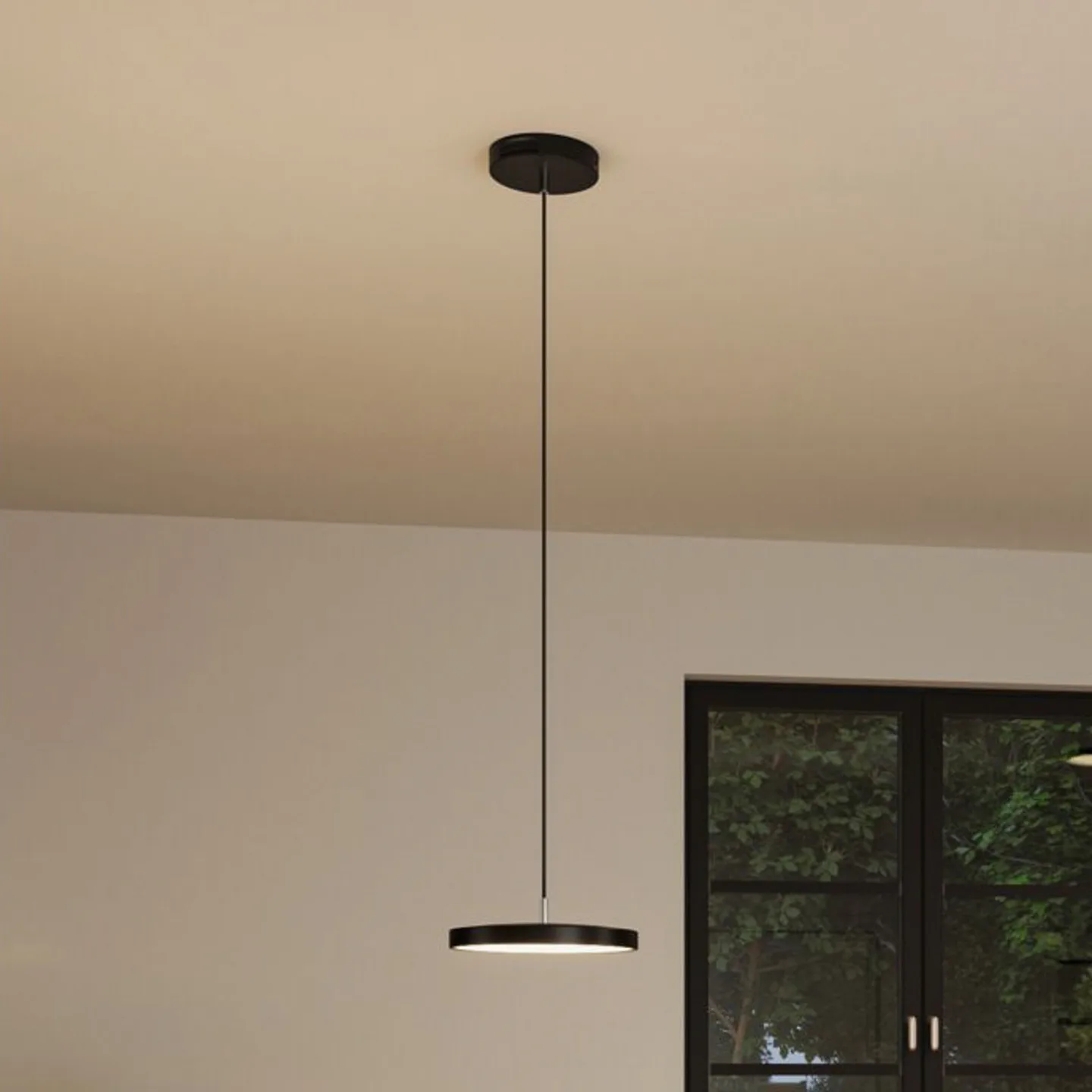 Hildor LED Pendelleuchte Zigbee Dim. Matt Schwarz - Paulmann - Esszimmer - Modern - Metall - Einflammig
