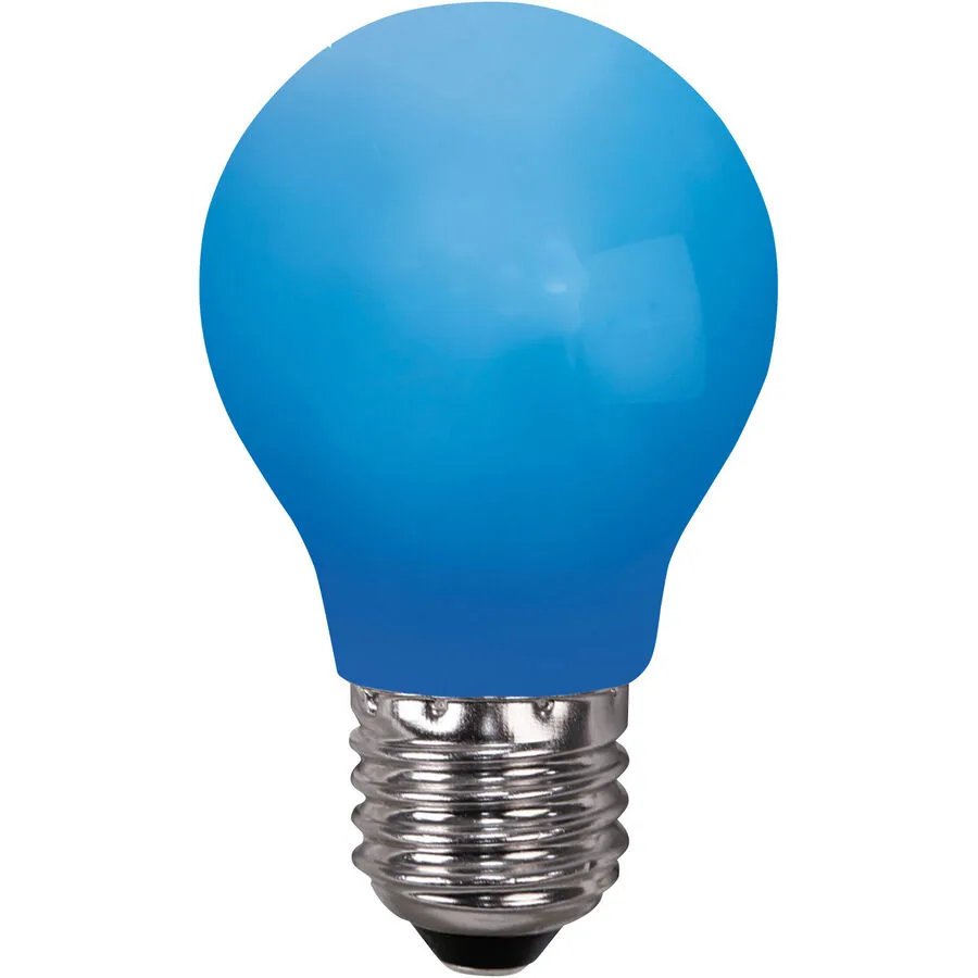 Bulbs Leuchtmittel Bulb Outdoor Glas E27 0.9 W - Farbe: BLAU - Material: Polycarbonat - LED - LED Leuchtmittel