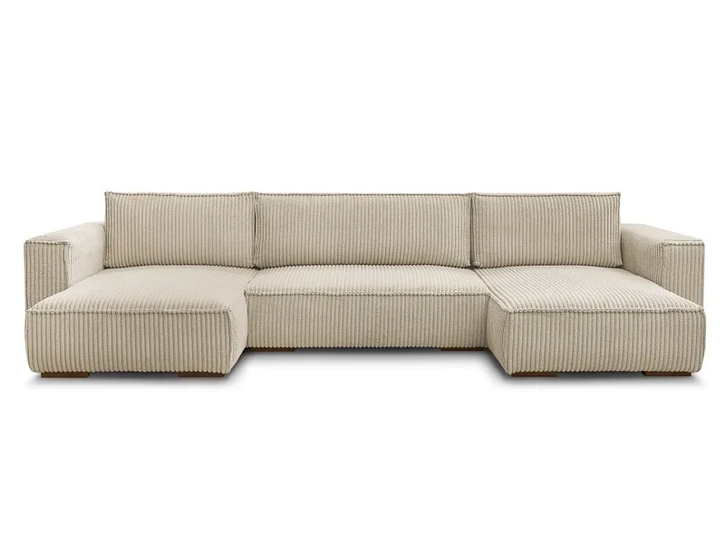 Wohnlandschaft BOBOCHIC CHELSEA Cord-Stoff taupe