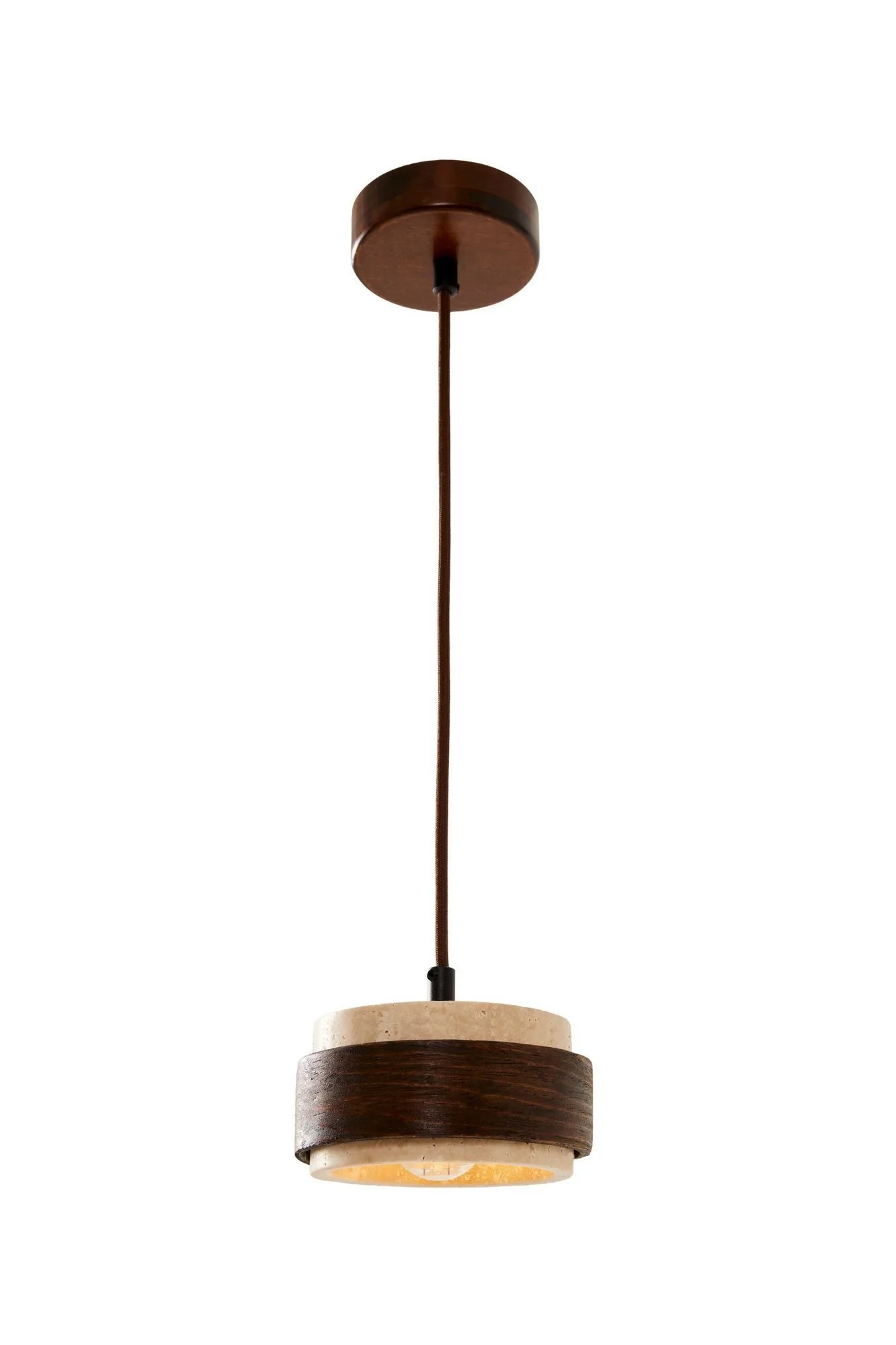 Loloura Pendellampa - Beige Valnöt