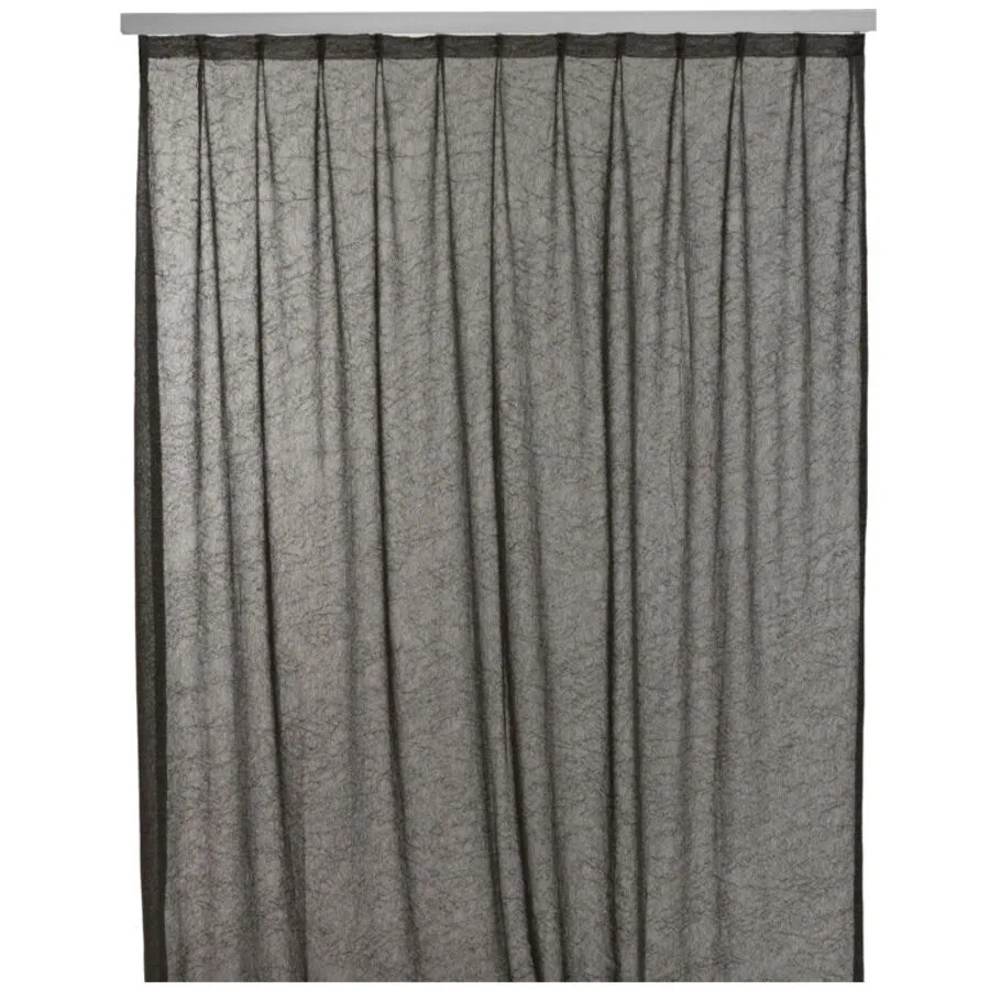 Vorhang Roma Grau Polyester 150 cm