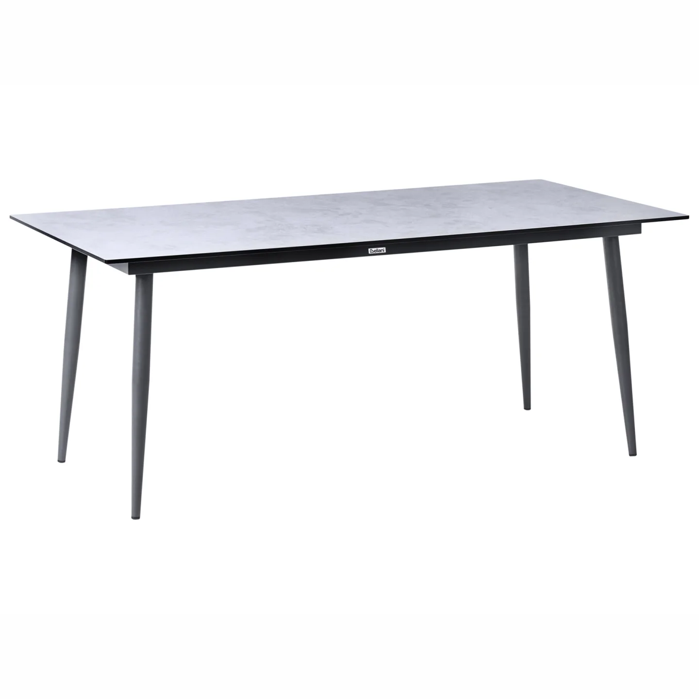 Matbord utomhus Tolentino 90x180 cm Steneffekt - Grå