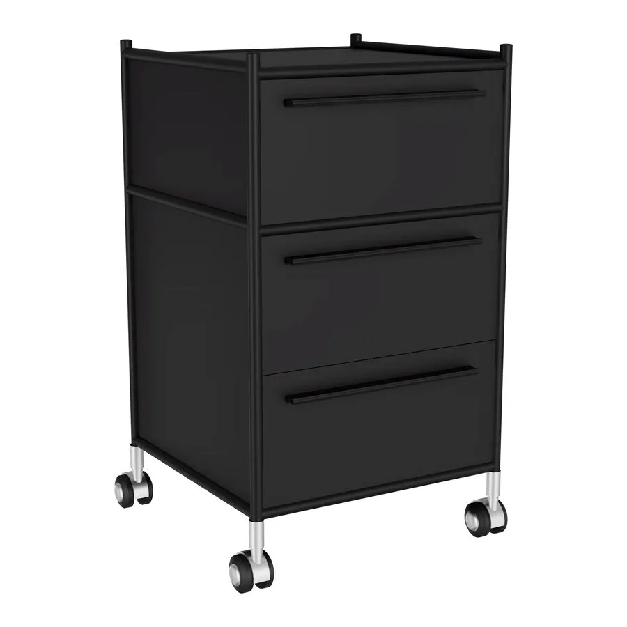 Regalkomponente Cubo Schwarz Metall - Möbel Konfigurator: Traummöbel individuell zusammenstellen