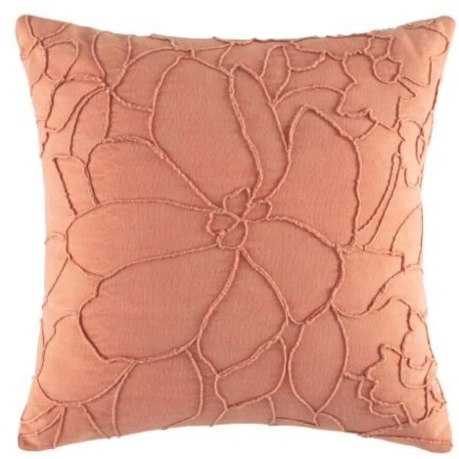 KAS Zierkissenbezug Elsa Orange Baumwolle 50 cm 50 cm