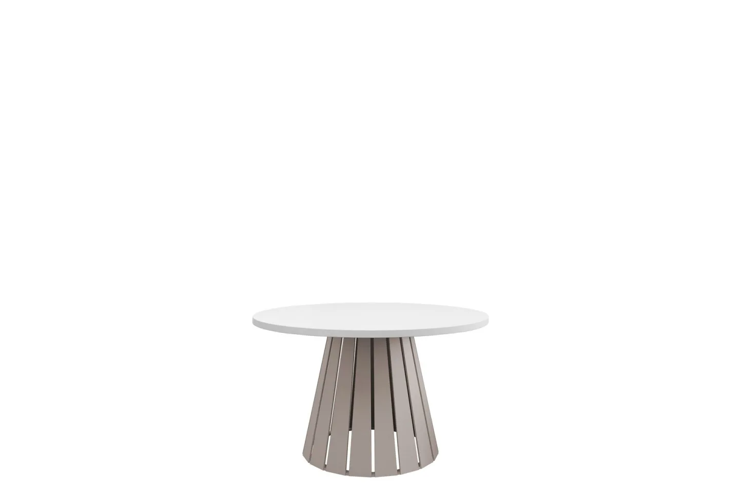 Berber Soffbord 75 cm - Beige/Vit