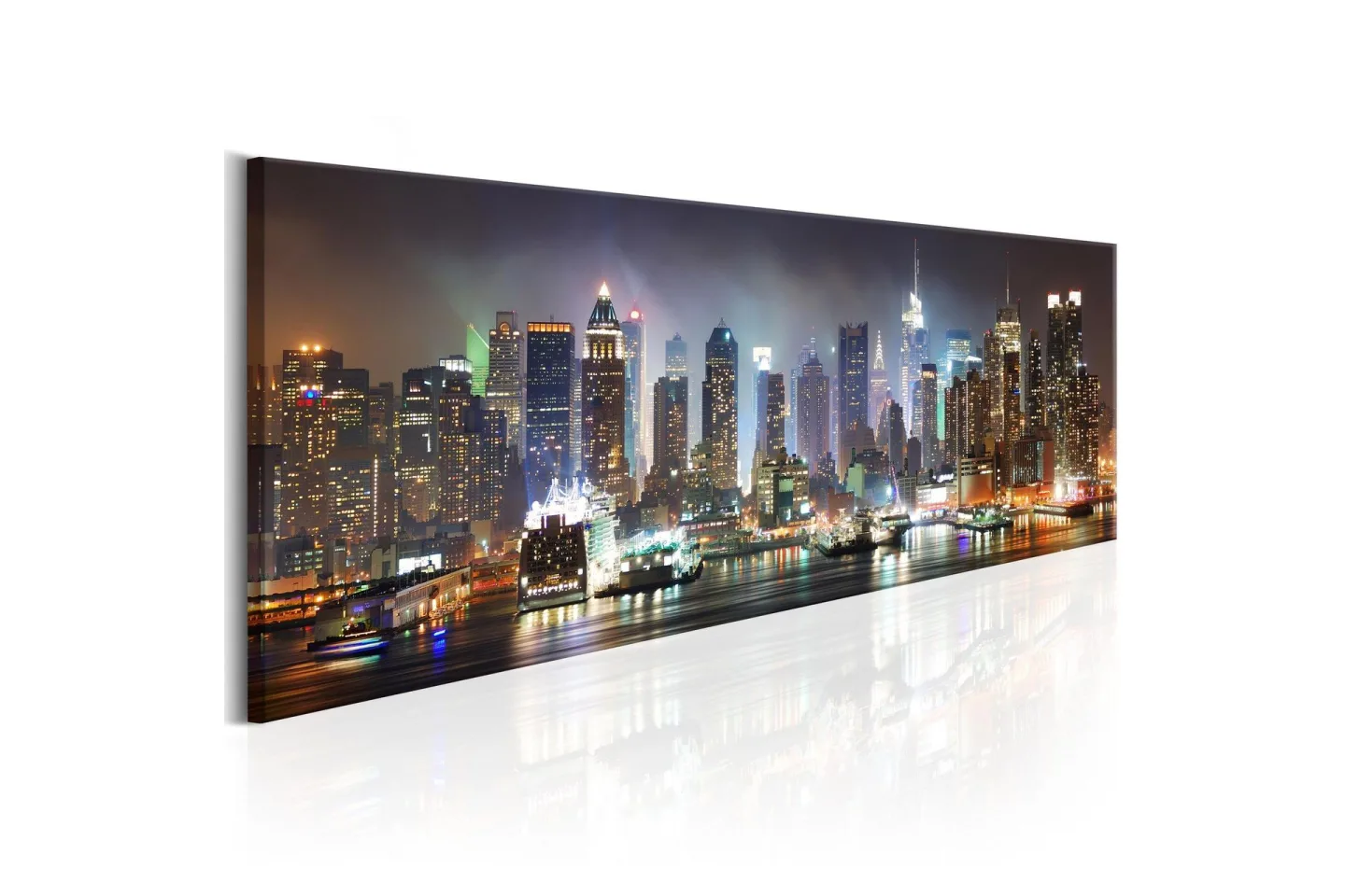 Tavla White Reflections In New York 135x45 cm -