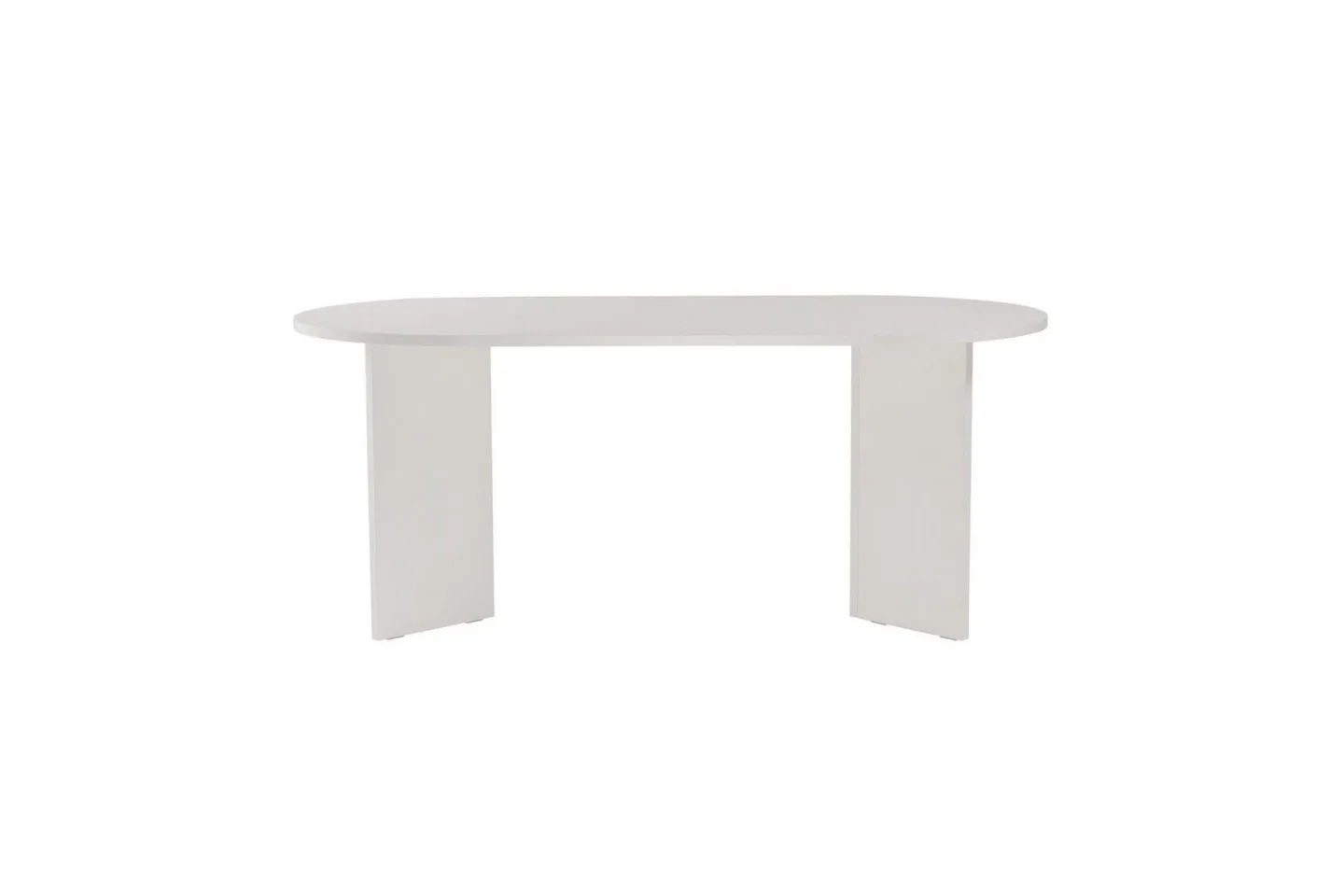 Dano Matbord 180 cm Oval - Natur/Vit