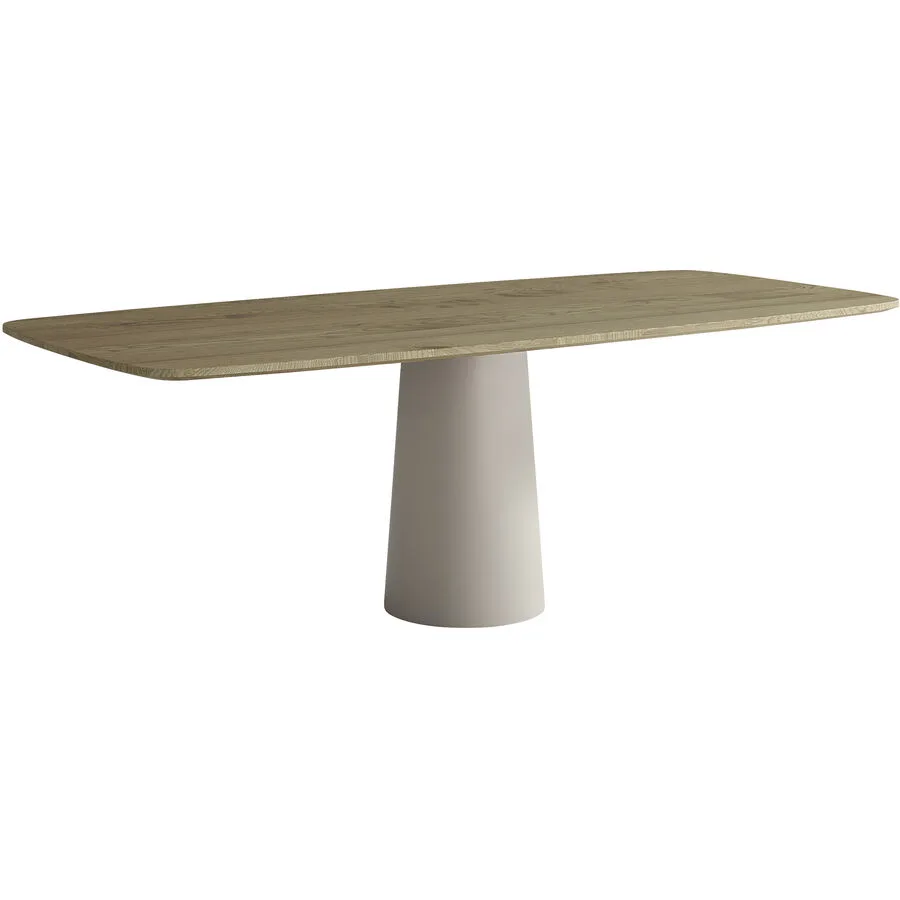 Tisch Cinto natur Esche, Metall Massivholz B 95 T 180 cm