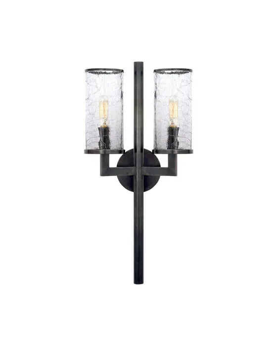 Liaison Double Sconce Bronze