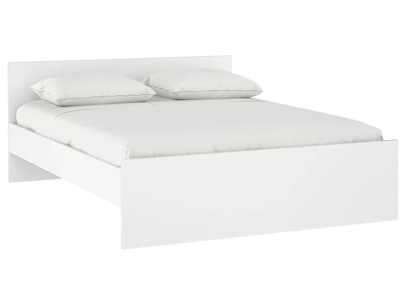 Bett NAIA 160x200cm spanplatte weiss lackiert