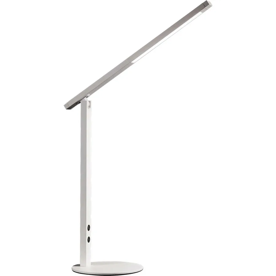 Bürolampe Cisse Weiss Aluminium - LED - Lichtfarbe: Warmweiss