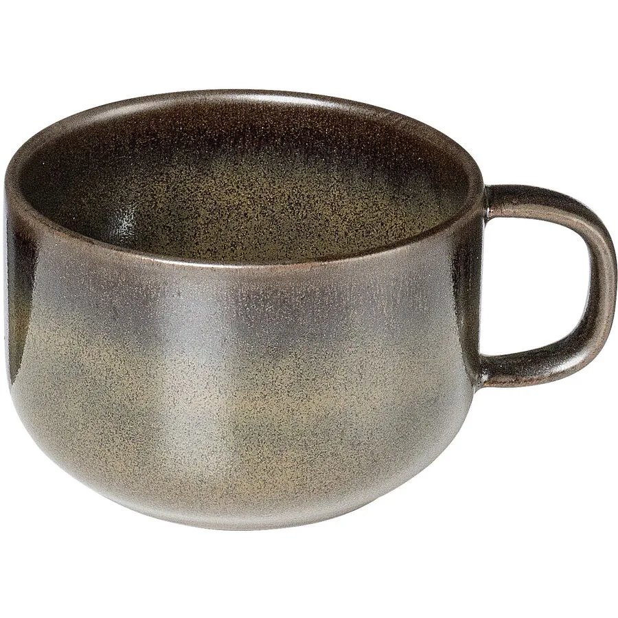 Gipfelstück Kaffeetasse Glockenklang Braun Keramik 0.22 l