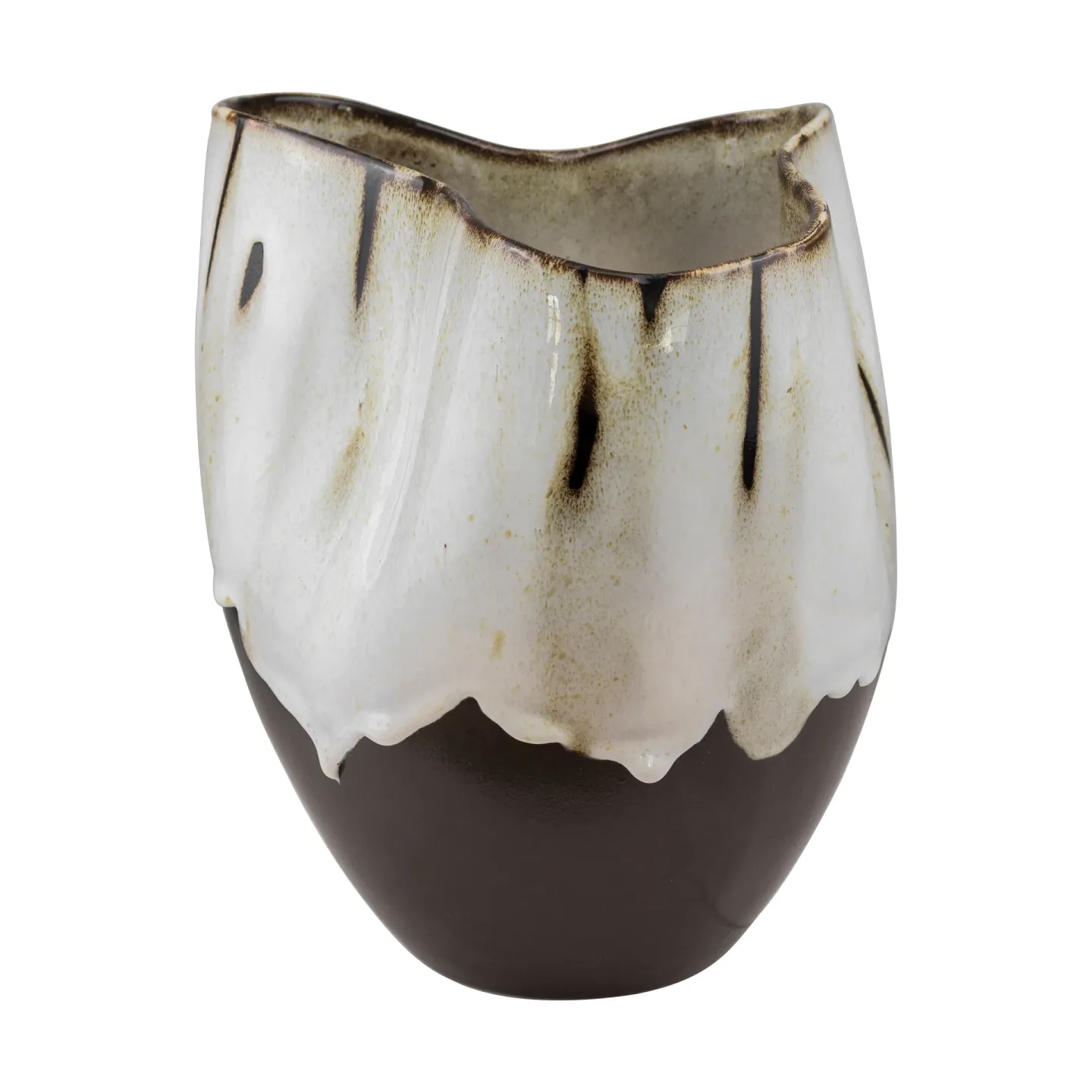 Mette Ditmer By Hand Vase klein 24,5 cm Off-white