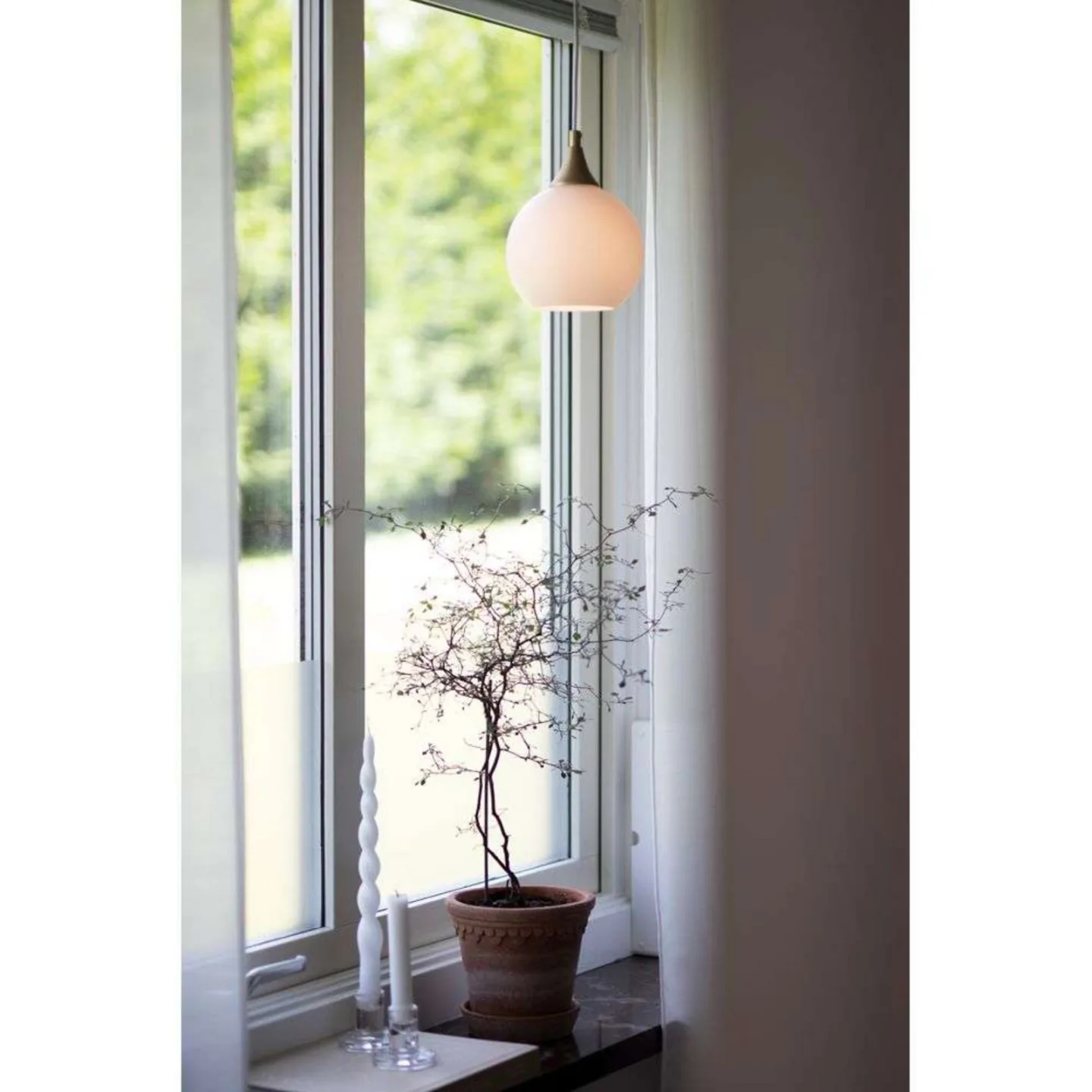 Bowl Pendel Mini Hvit - Globen Lighting - Stue - Glass