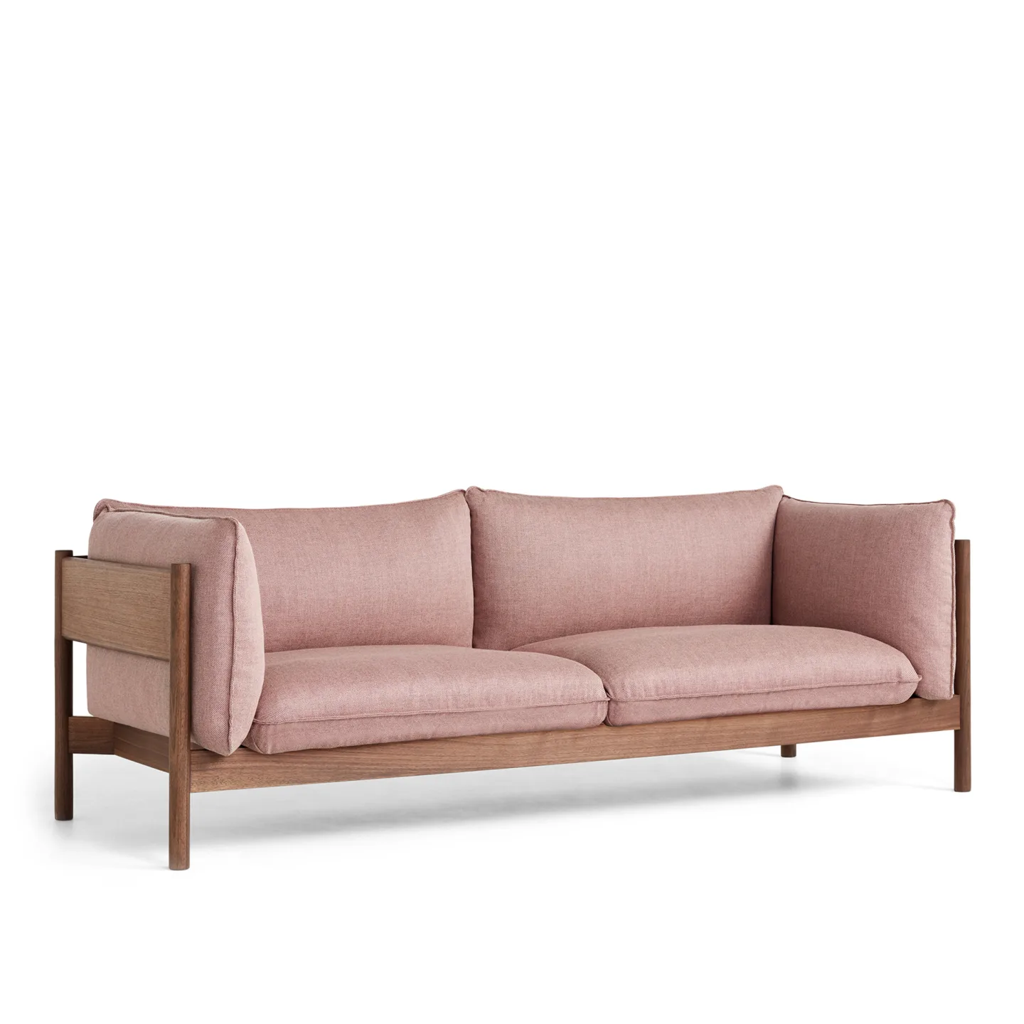 HAY - Arbour Eco 3 Seater Re-wool 758 / Oiled Waxed Walnut - Soffor - Andreas Engesvik,Daniel Rybakken