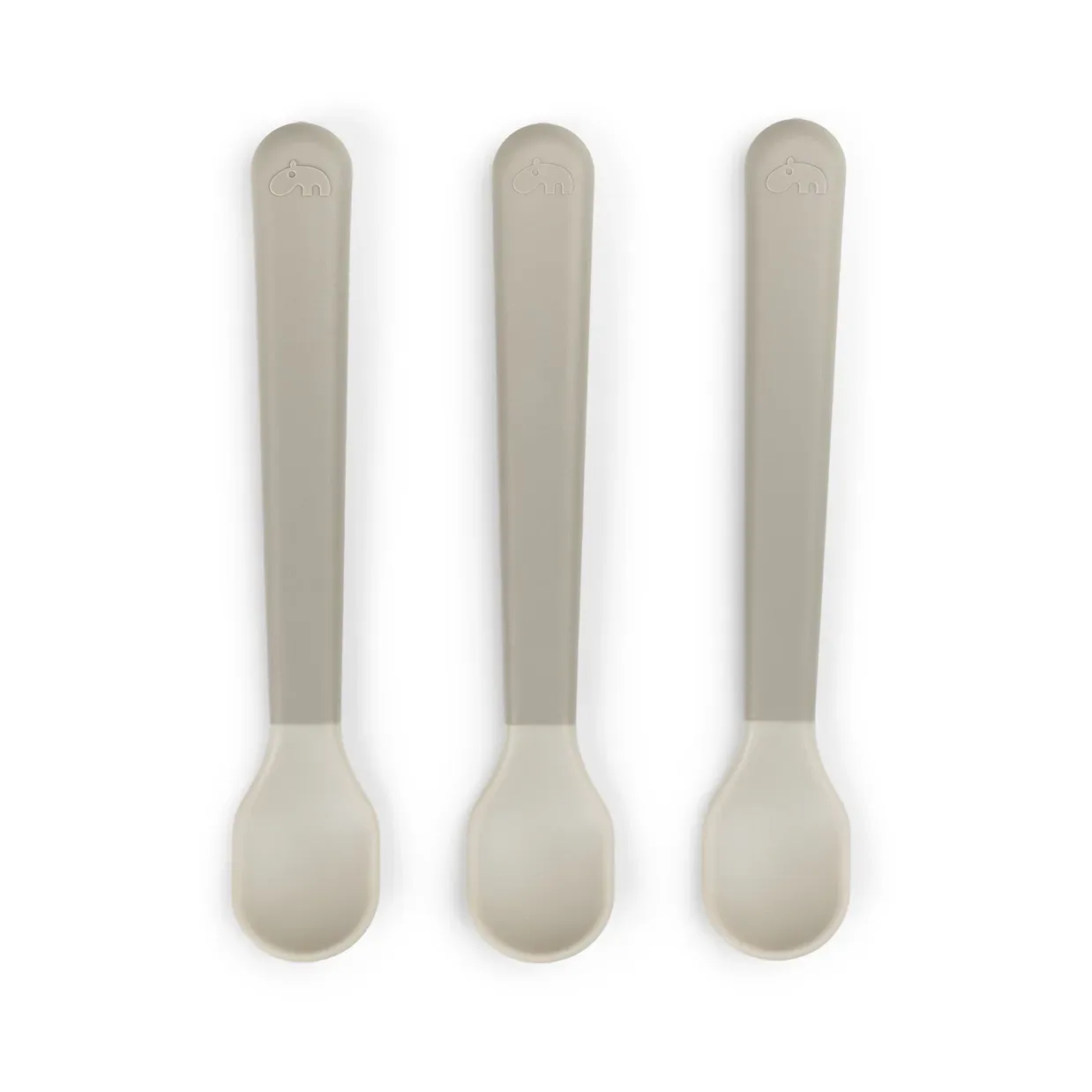Done by deer Easy-grip Foodie Löffel 3er-Pack Sand