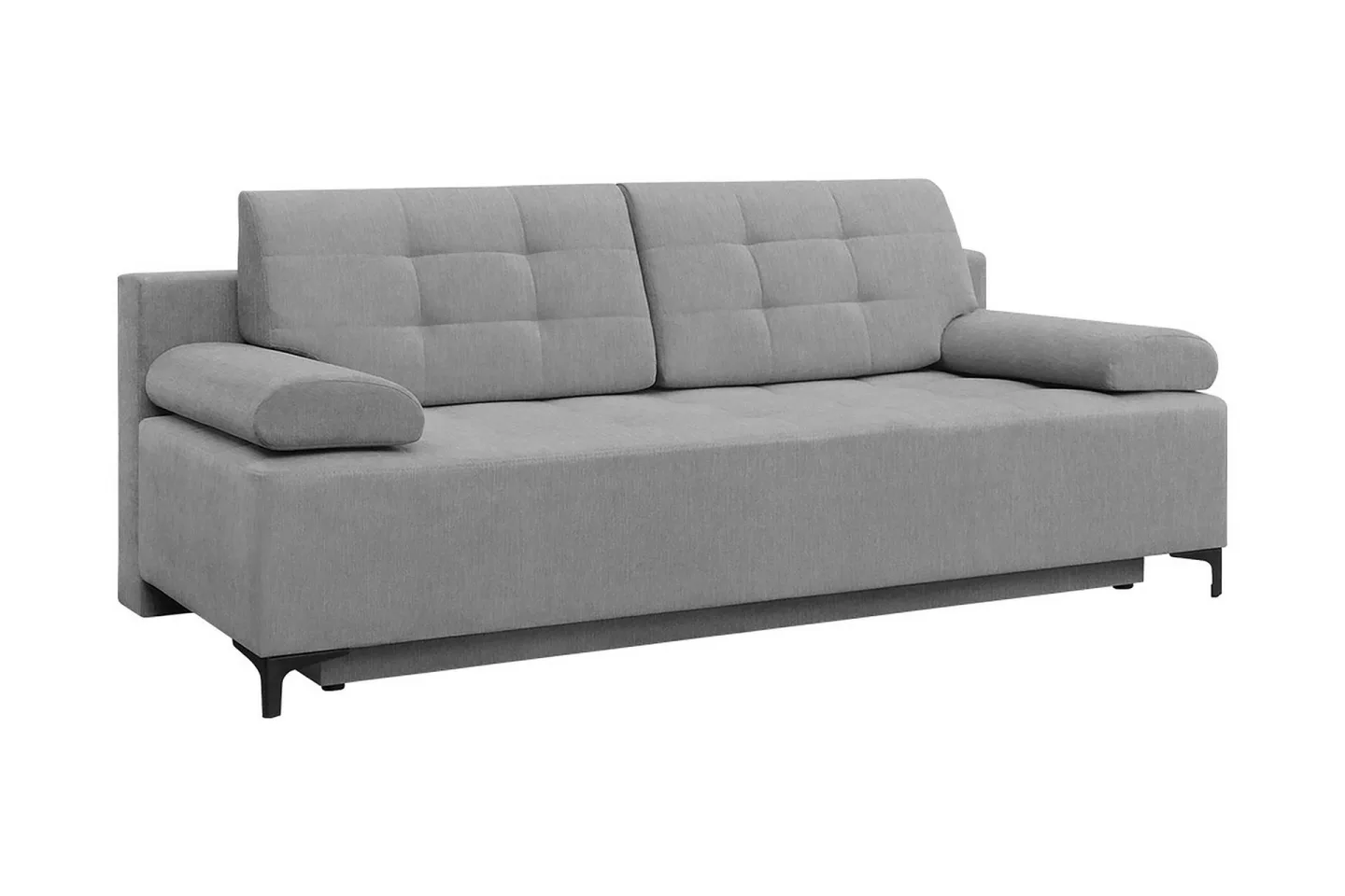 Bäddsoffa FABIO LED-belysning - Grå