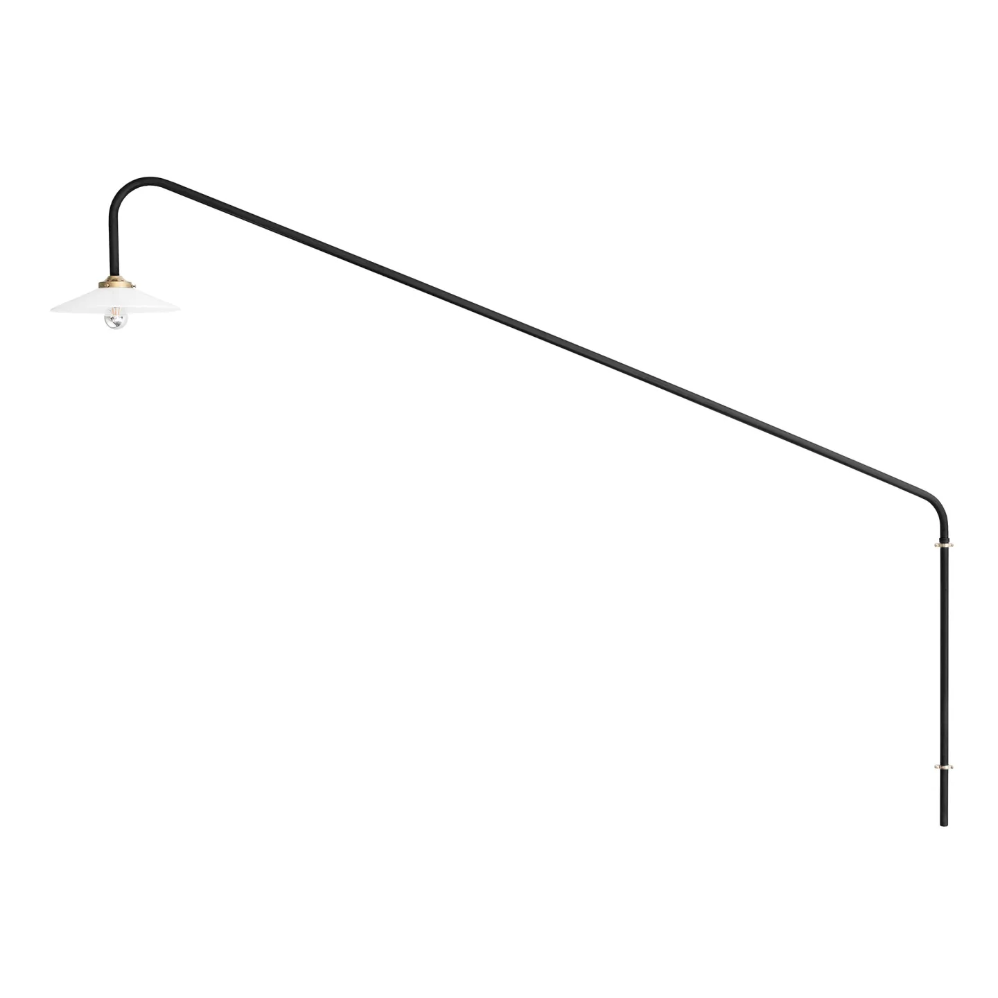 Valerie Objects - Hanging Lamp N°1 Black - Vägglampor - Muller Van Severen - Svart - Glas/Metall