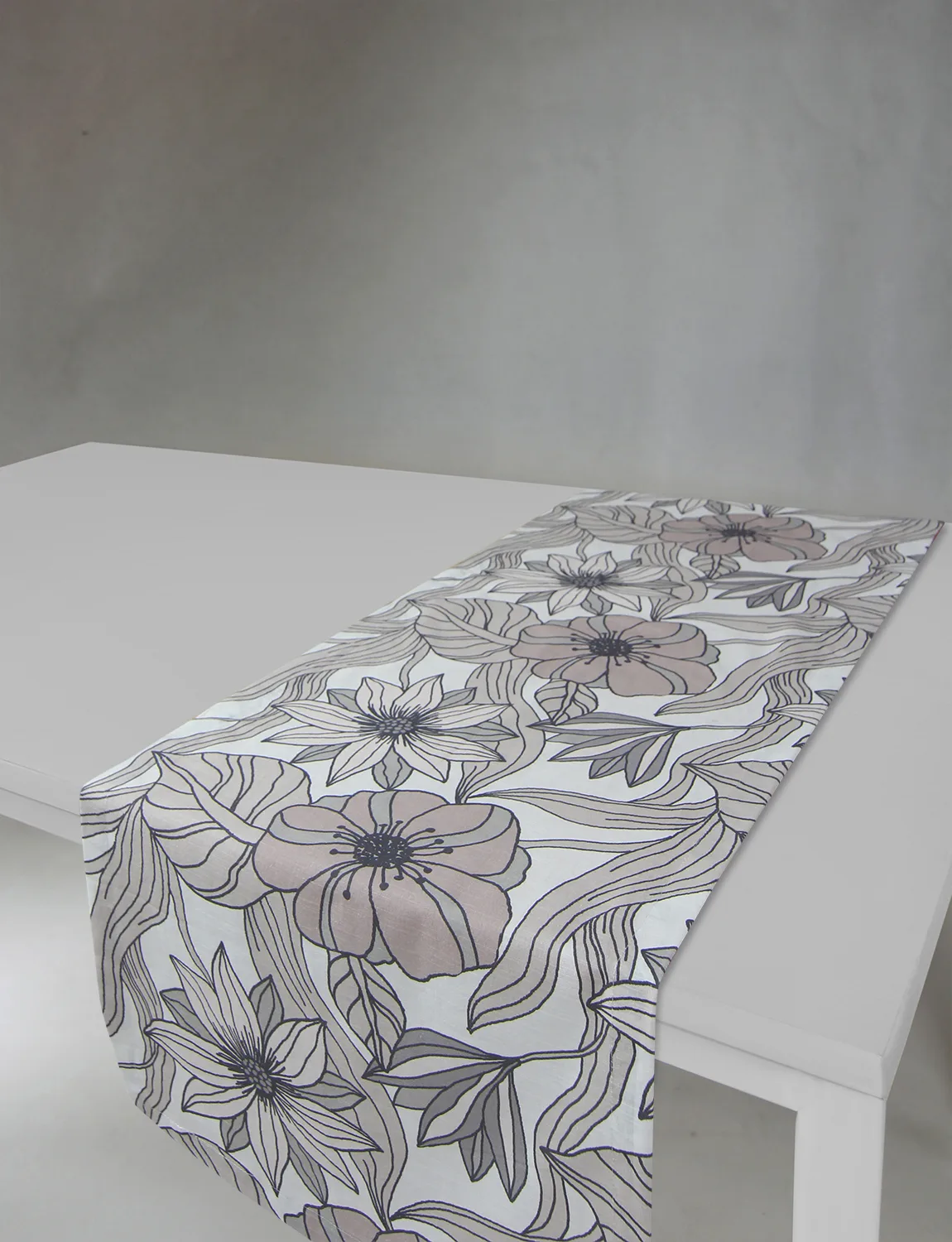 Løpere - Aurelia (beige) (Størrelse: 40 x 140 cm)
