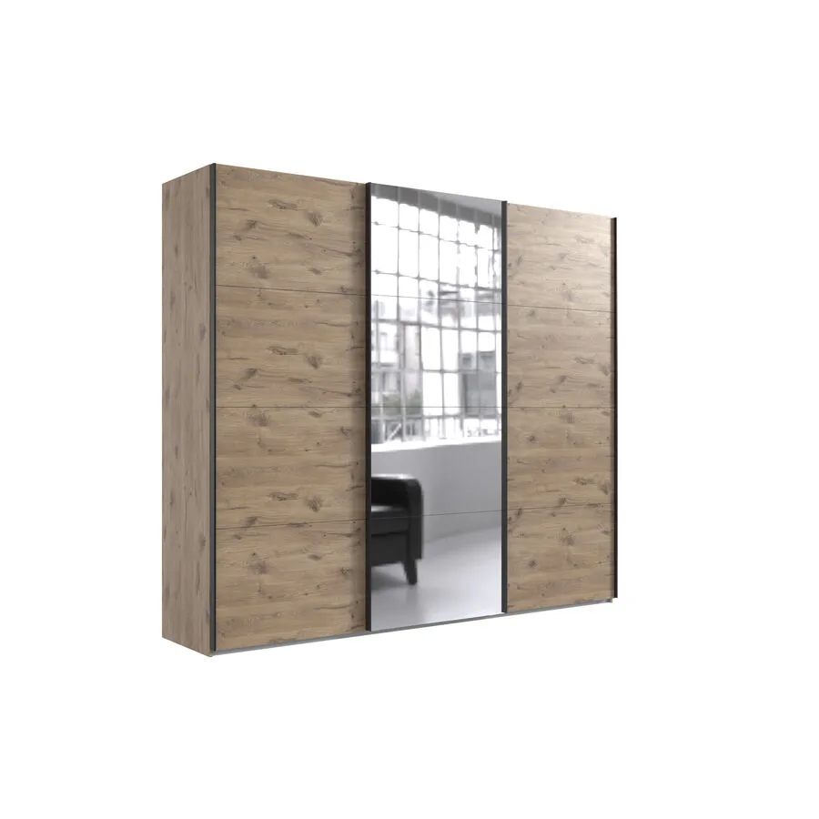 Kleiderschrank Enero Eiche Nachbildung Holzwerkstoff B 270 cm