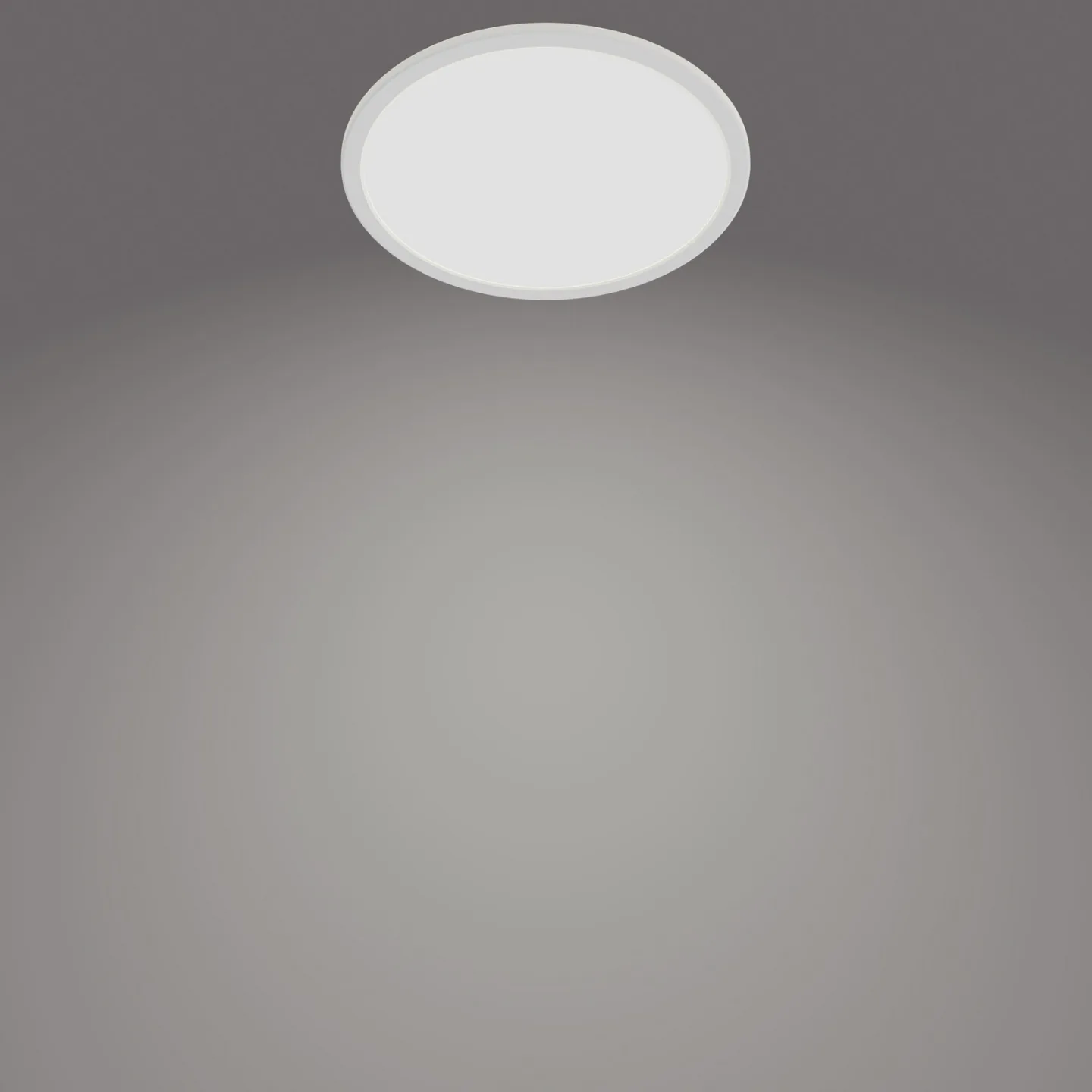 SuperSlim Deckenlampe weiß Ø 24,5 cm IP44 4.000 K - Philips - Badezimmer - Metall - Rund