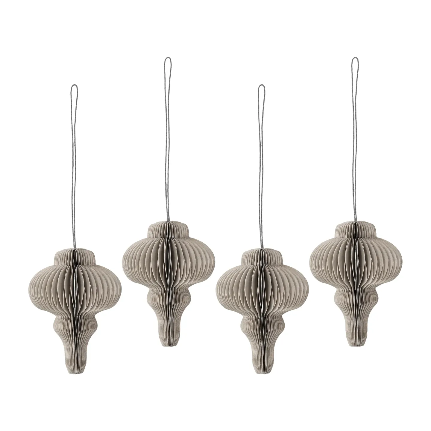 Scandi Living Spira julgranshänge 4-pack Beige