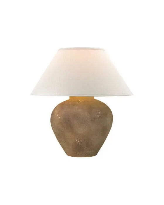 Calabria bordslampa brun