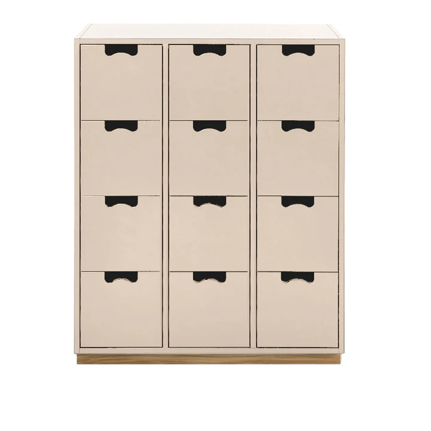 Asplund - Snow Drawer B - Rose, Ek Sockel - Byråer - Thomas Sandell & Jonas Bohlin - Beige - Trä