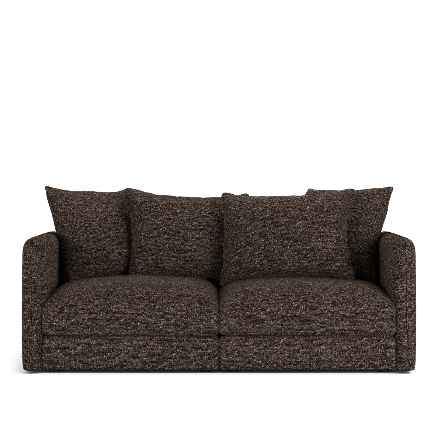NOGA - Pavarotti 2-Seater, Removable Cover, Cushion Variant 01, Lucinasco 17 - Soffor - Brun