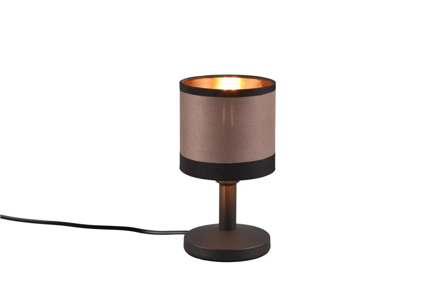 Davos Bordslampa E14 mattsvart/ greige - Matt svart/Greige