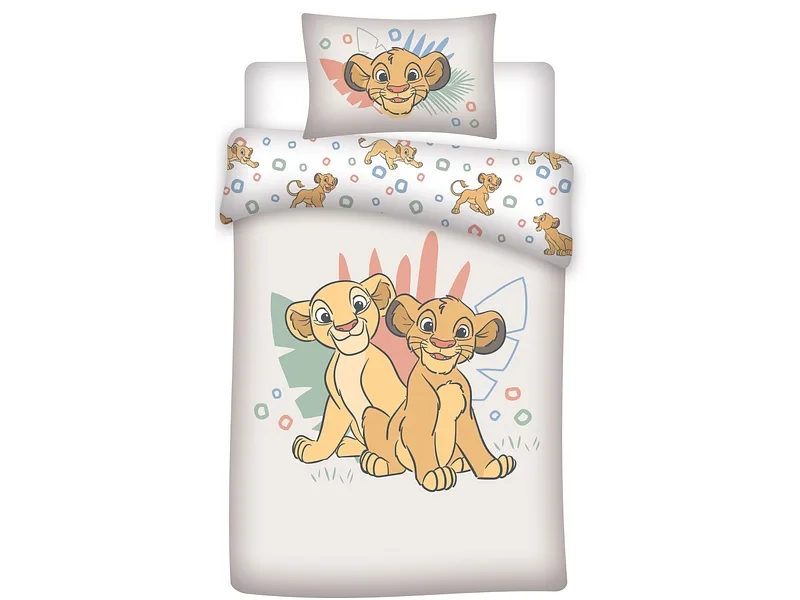 DISNEY Bettwäsche LE ROI LION 100x140cm + 1*40x60cm baumwolle