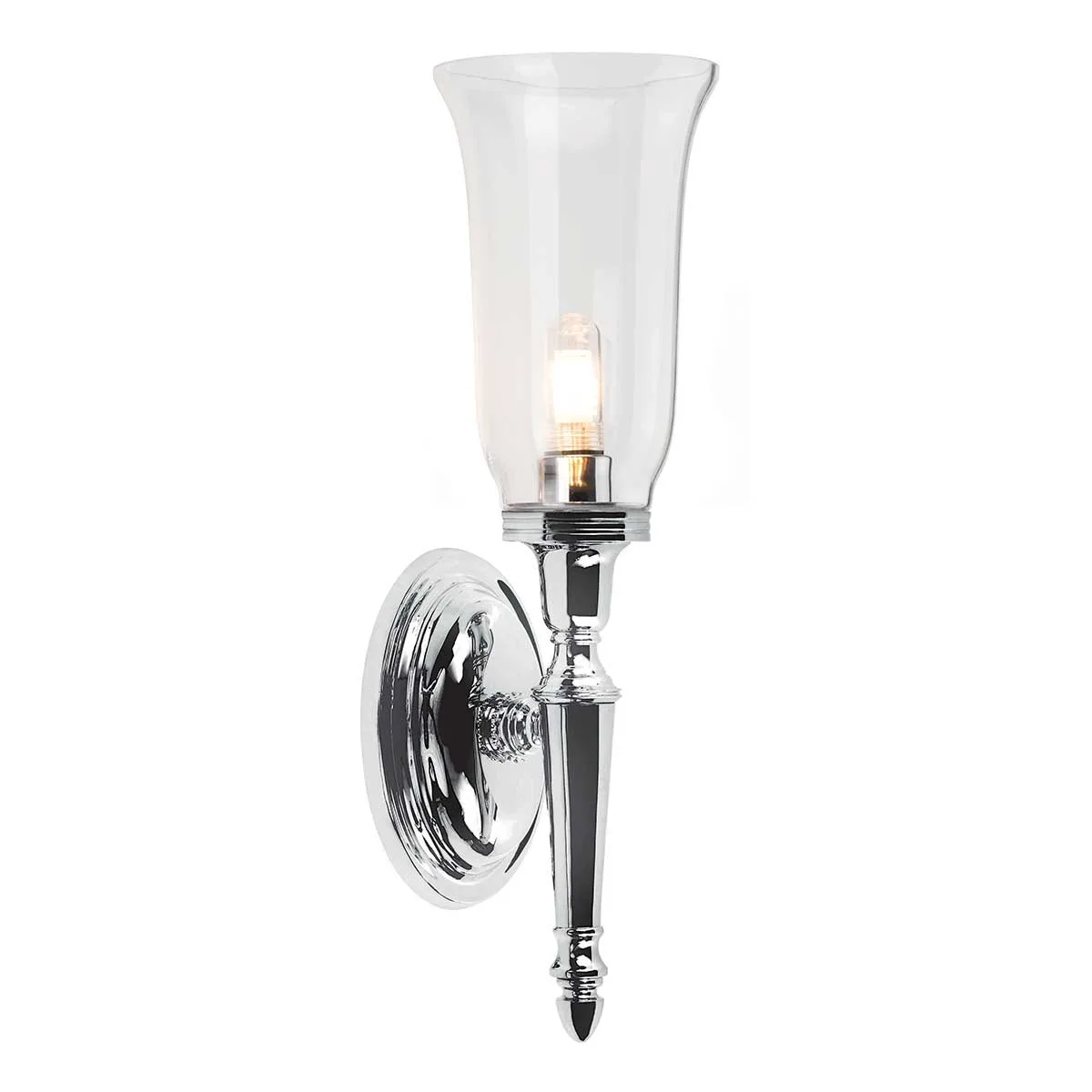 Elstead Lighting - Dryden 40cm - Badrumslampa - Polerad krom