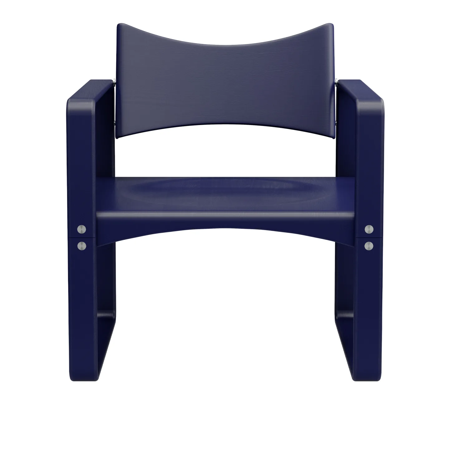 Verpan - Series 270 F Armchair Blue - Fåtöljer - Verner Panton - Blå - Trä