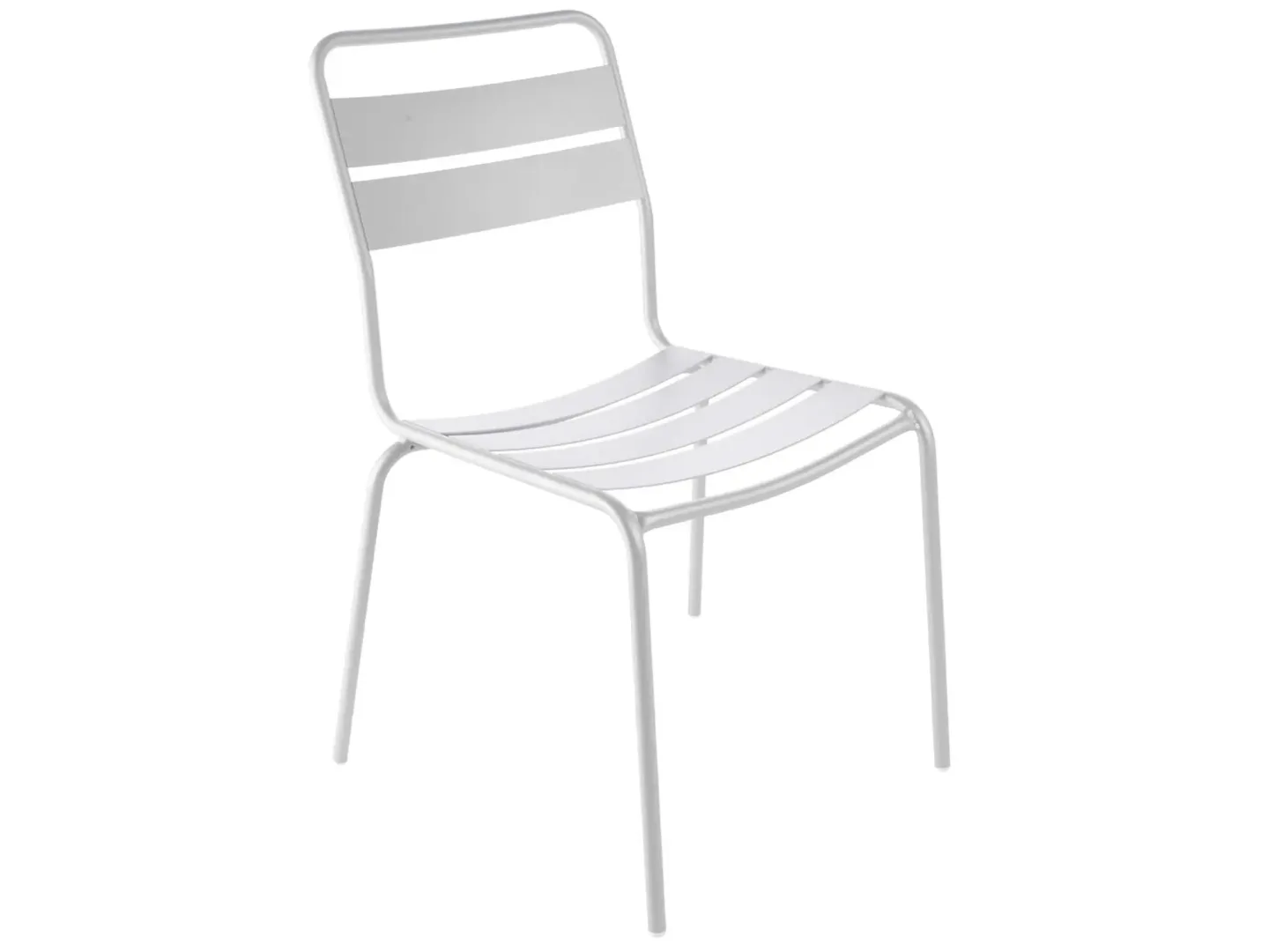 Schaffner Metall-Lattenstuhl Glarus Weiss | Schubiger Möbel