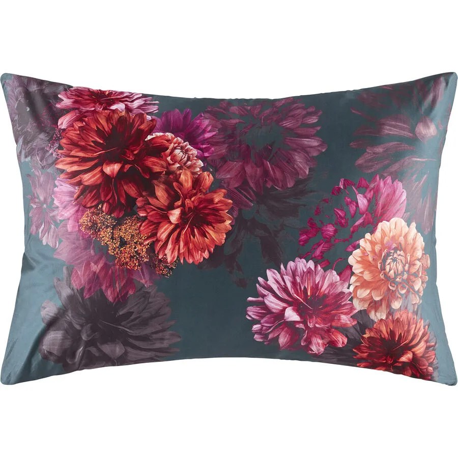 KAS Kissenbezug Olivia bunt Blumenmuster Baumwolle B 50 T 70 cm