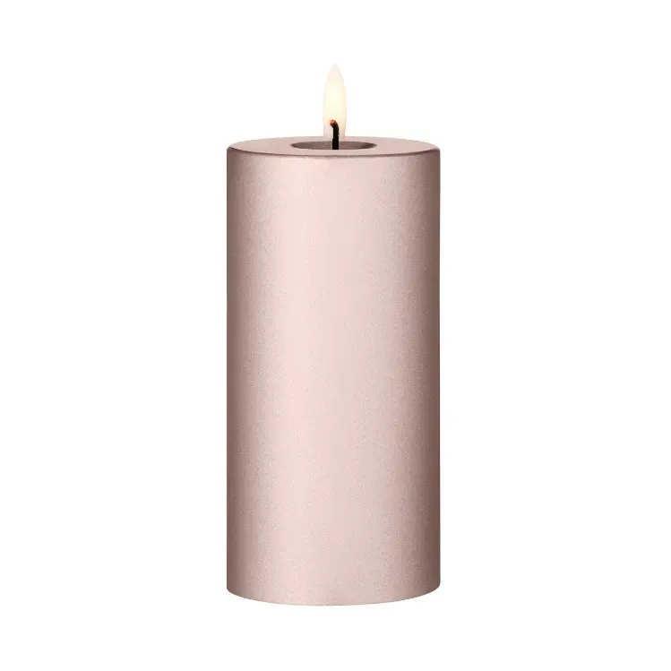 ester & erik ester & erik Blockkerze LED 94 Champagne Metallic, 15cm